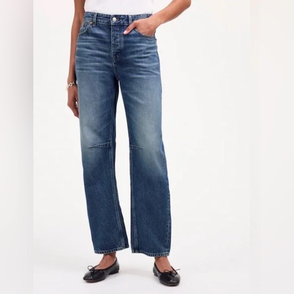 Madewell The Darted Barrel Leg Jeans 29 Irmo Wash SOLD OUT STYLE